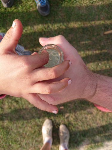 Finger, Hand, Flasche